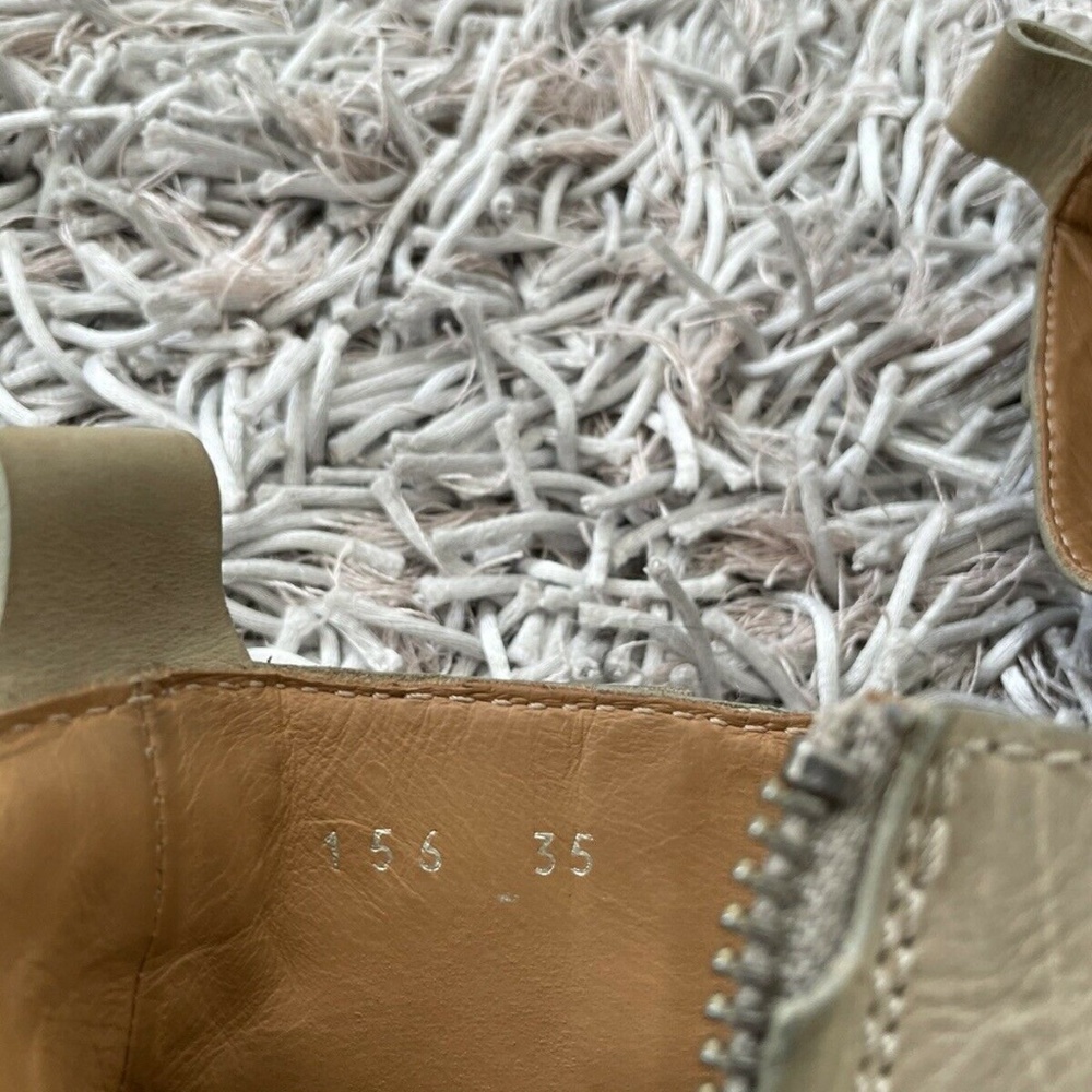 Acne beige suede ankle boots - Picture 9 of 11